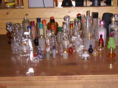 Bouteilles de parfum 