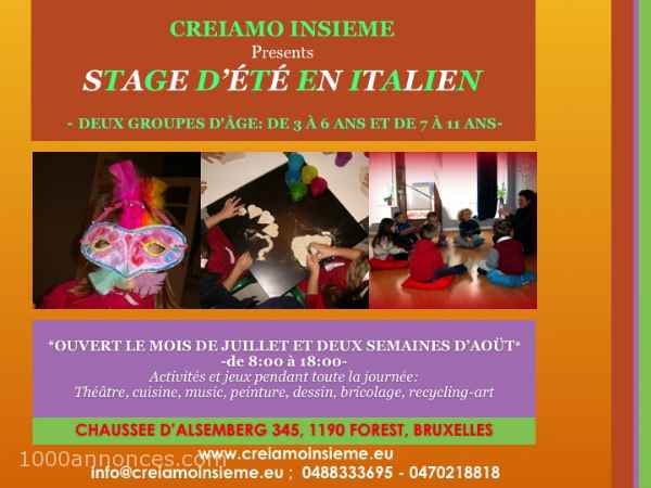 Services de Garderie, Education