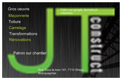 Services offerts, Entrepreneurs