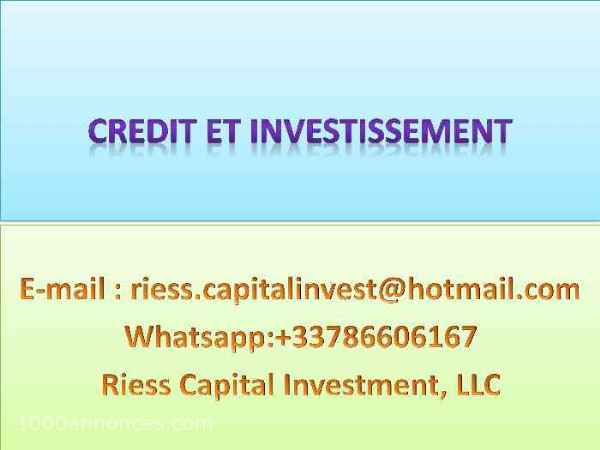 Opportunités, Investissements